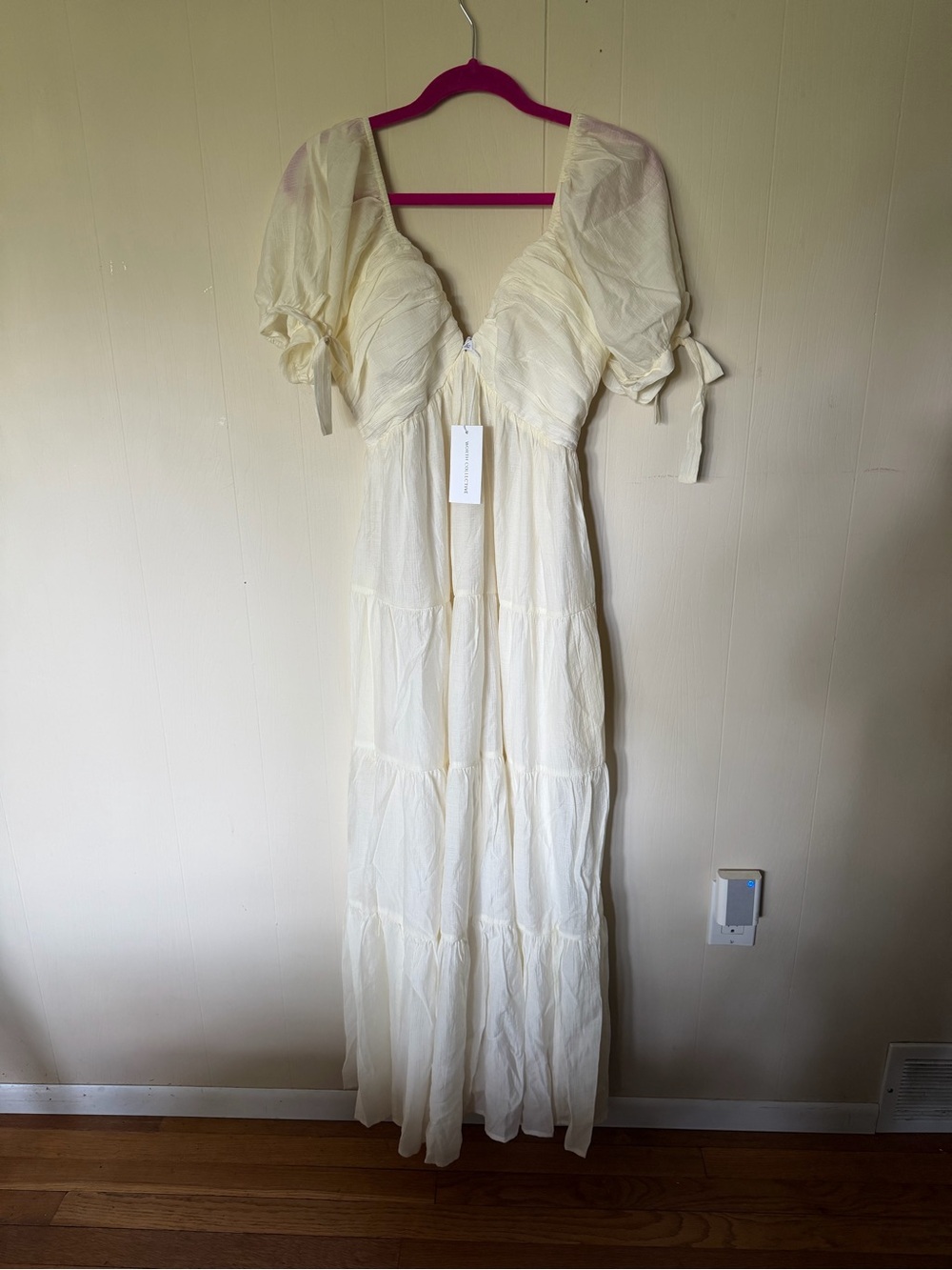 Worth Collective Grayson Maxi Dress in Cream - Picture 4 of 7